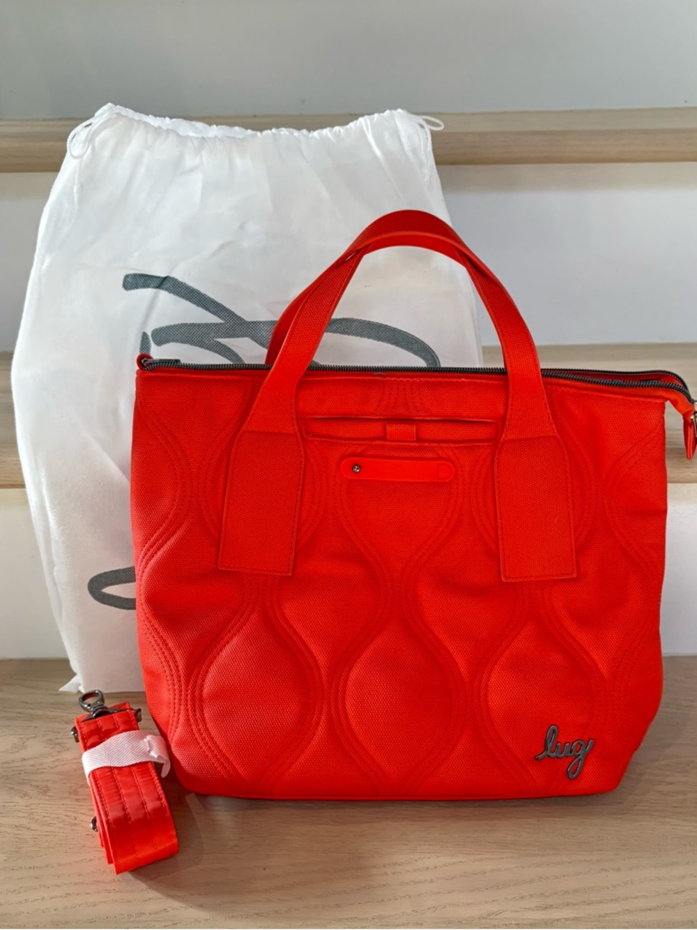 LUG | Alto Matte Luxe Tote Bag | Papaya